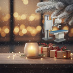 [2D FLAT ACRYLIC] Personalized X-Ray Machine Ornament – Custom Gift for Radiology Techs