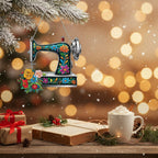 [2D FLAT ACRYLIC] Funny Sloth Christmas Ornament – Cute Holiday Gift for Sloth Lovers