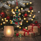 [2D FLAT ACRYLIC] Red Nail Polish Christmas Ornament – Fun Holiday Gift for Nail Techs & Artists