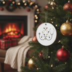 [2D FLAT ACRYLIC] Acrylic Nurse Christmas Ornament – Heartfelt Appreciation Gift for Nurses