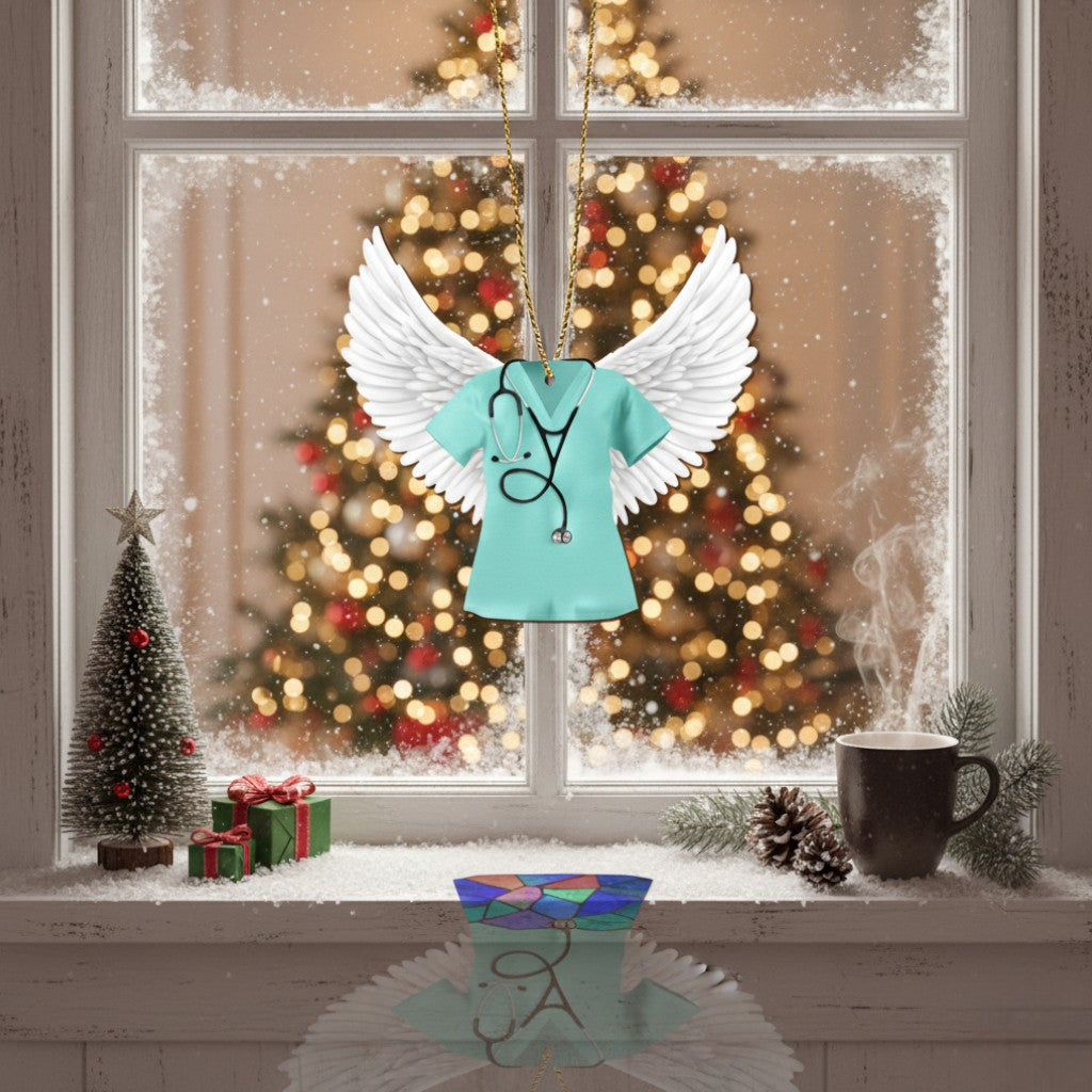 [2D FLAT ACRYLIC] Nurse Christmas Ornament 2025 – Keepsake Gift for Healthcare Heroes
