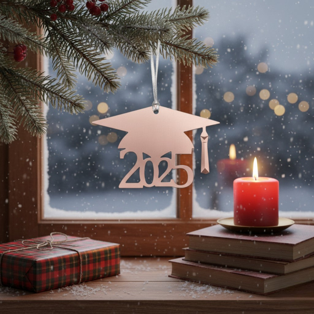 [2D FLAT ACRYLIC] Personalized Graduation Ornament – Custom Keepsake Gift for 2025 Grads