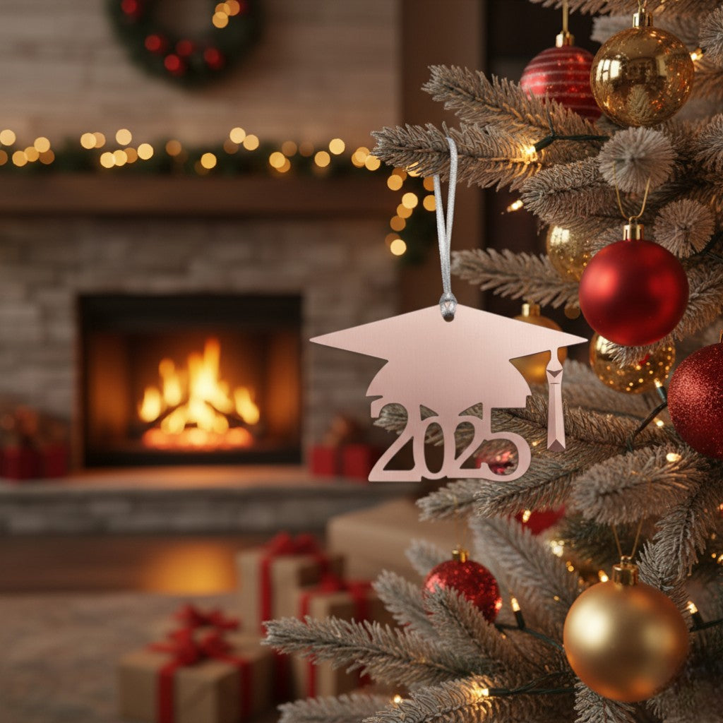 [2D FLAT ACRYLIC] Personalized Graduation Ornament – Custom Keepsake Gift for 2025 Grads